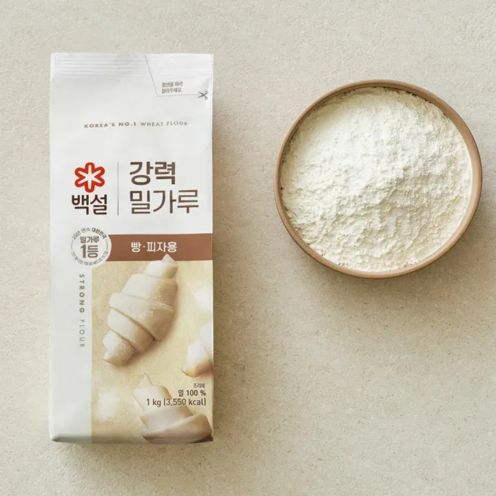 백설 강력 밀가루 1kg