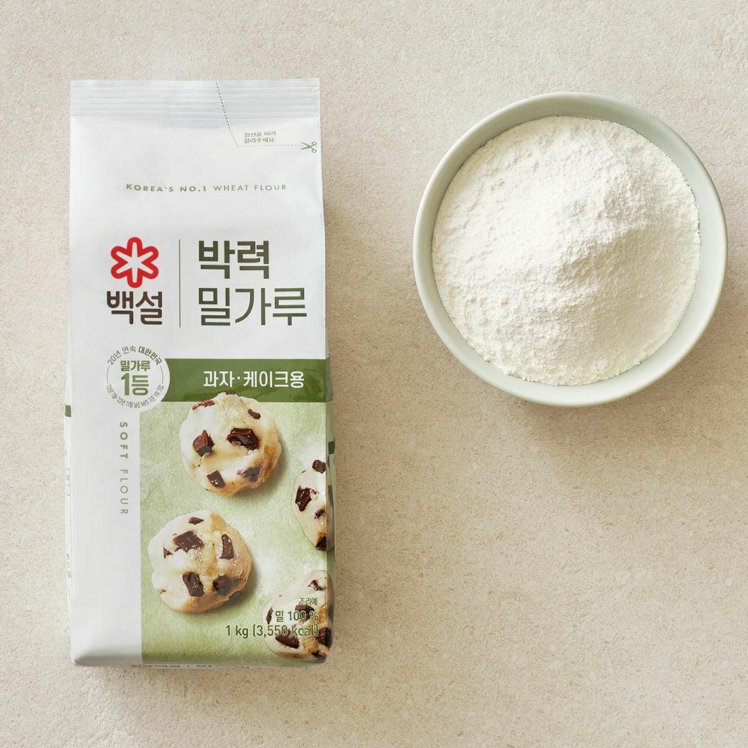백설 박력 밀가루 1kg