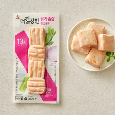 더건강한 닭가슴살 큐브 80g
