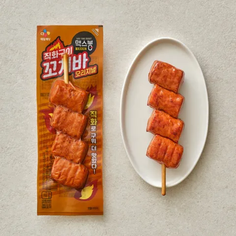 맥스봉 직화구이 꼬치바 오리지널 70g