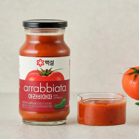 백설 아라비아따 토마토 스파게티 소스 610g