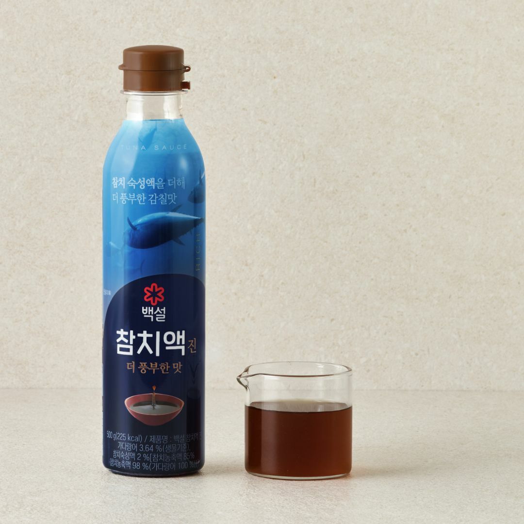 백설 참치액 진더풍부한맛 500g