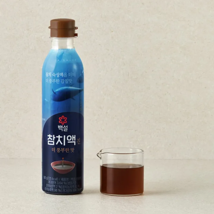 [1+1]백설 참치액 진더풍부한맛 500g
