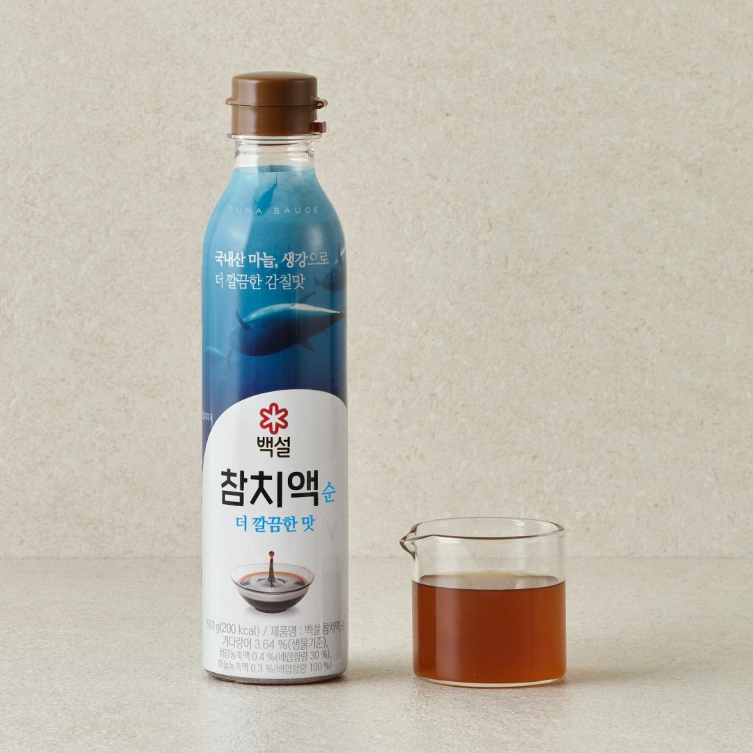 백설 참치액 순 더깔끔한맛 500g