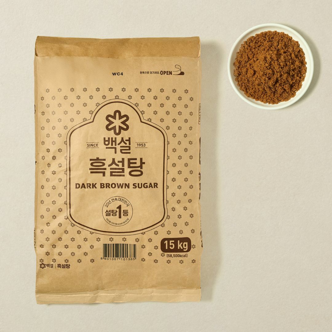 [대용량]백설 흑설탕 15kg