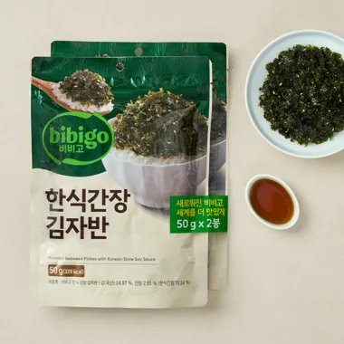 비비고 한식간장 김자반 50gX2개