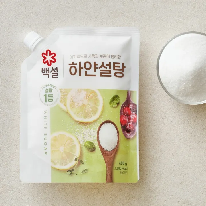 백설 하얀설탕 400g