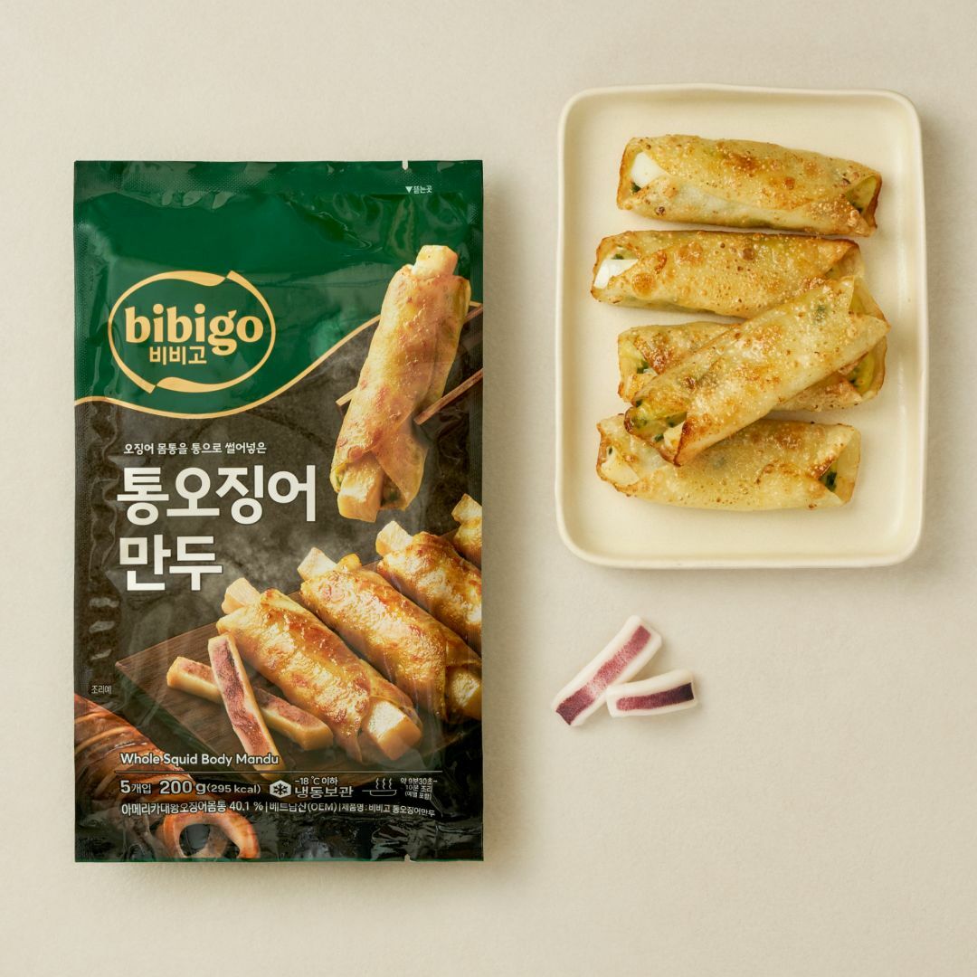 비비고 통오징어만두 200g