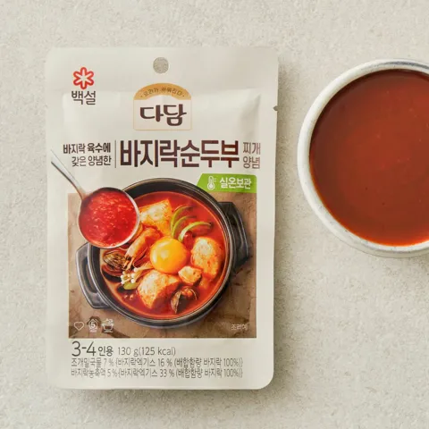 다담 바지락순두부찌개 양념 130g