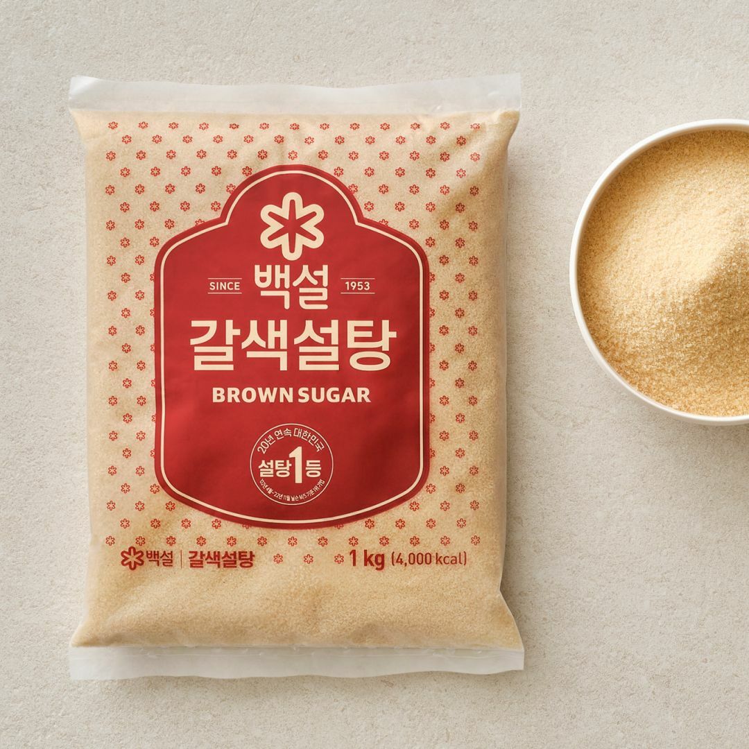 백설 갈색설탕 1Kg