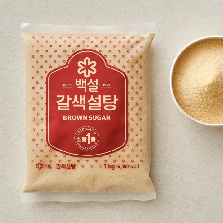 백설 갈색설탕 1Kg