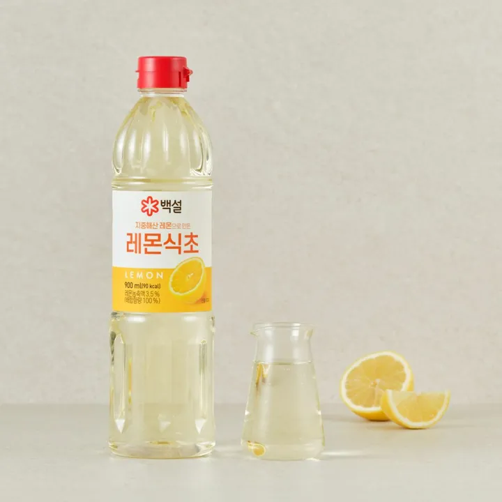 백설 지중해산 레몬으로 만든 레몬식초 900ml