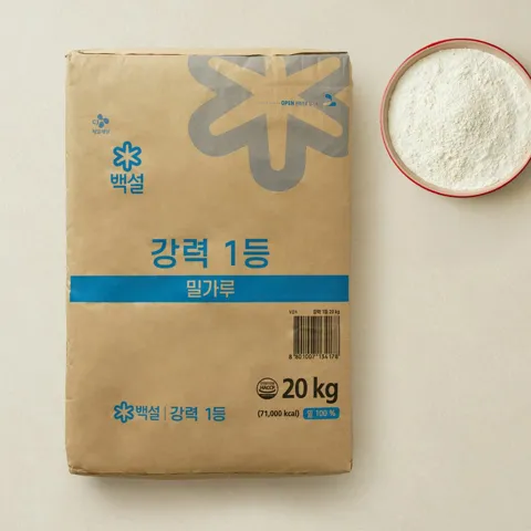 [대용량]백설 강력 밀가루 20kg