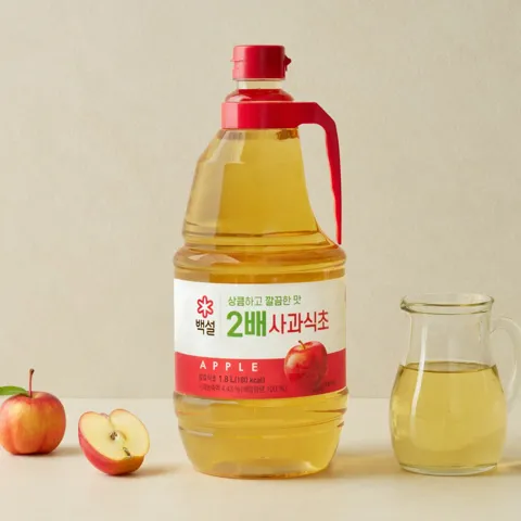 백설 2배사과식초 1.8L