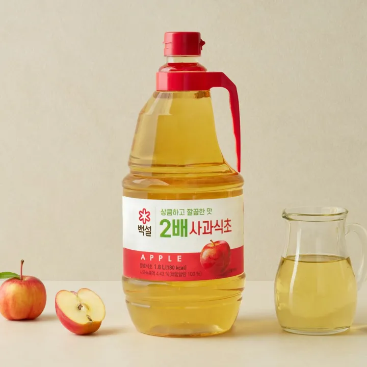 [대용량]백설 2배 사과 식초 1.8L