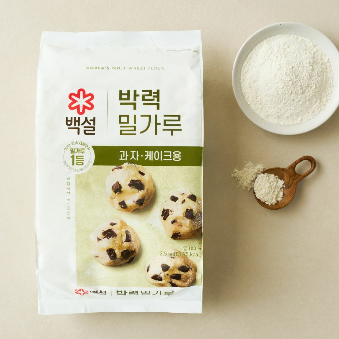 백설 박력 밀가루 2.5kg