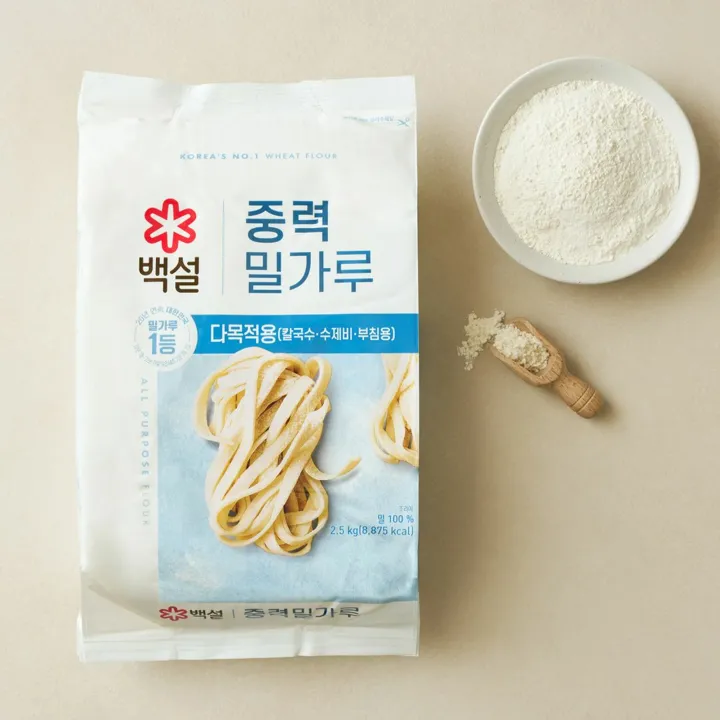 백설 중력 밀가루 2.5kg