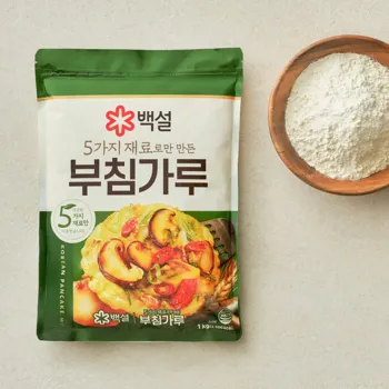 백설 5가지 재료로만 만든 부침가루 1kg