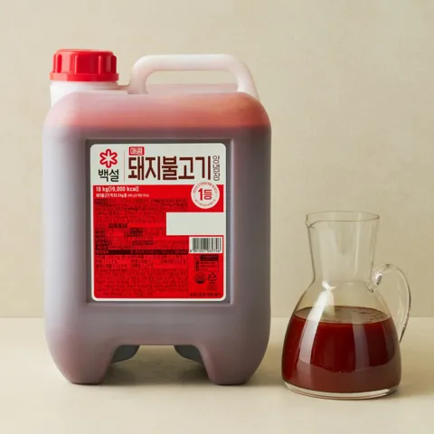 [대용량]백설 매콤 돼지불고기 양념장 10kg