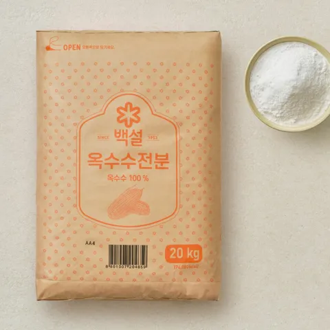 [대용량]백설 옥수수전분 20kg