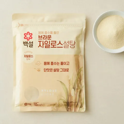 백설 브라운 자일로스 설탕 1kg