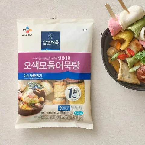 삼호어묵 오색모둠 어묵탕 365g