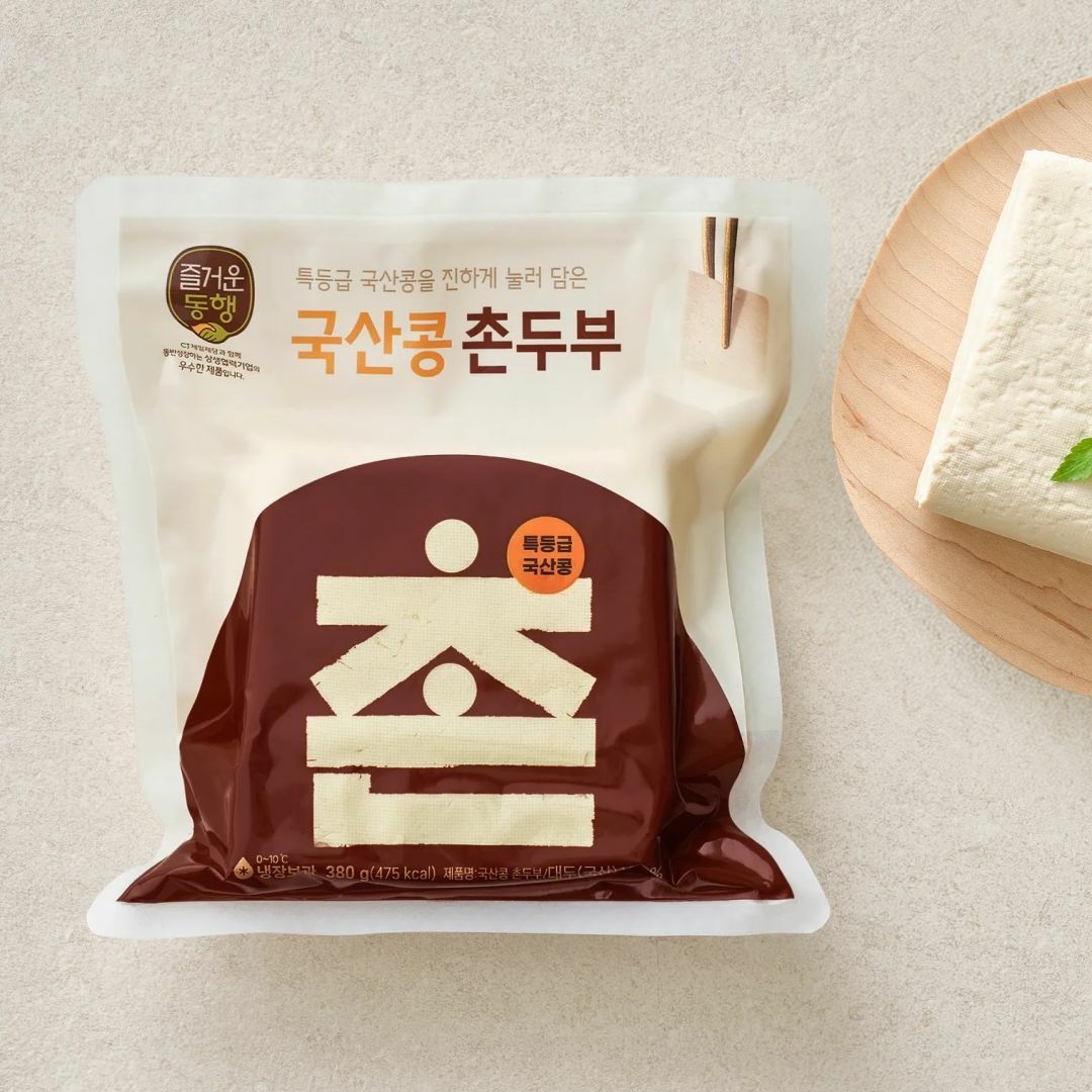 즐거운동행 국산콩촌두부 380g