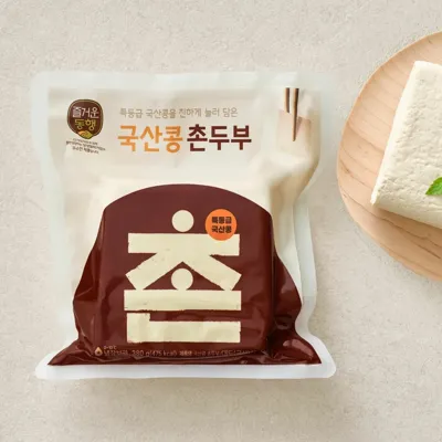 즐거운동행 국산콩 촌두부 380g