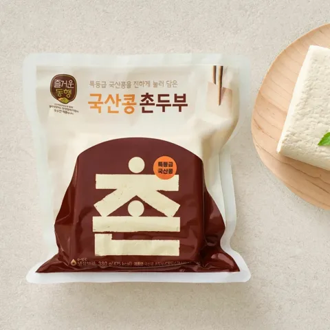 즐거운동행 국산콩 촌두부 380g