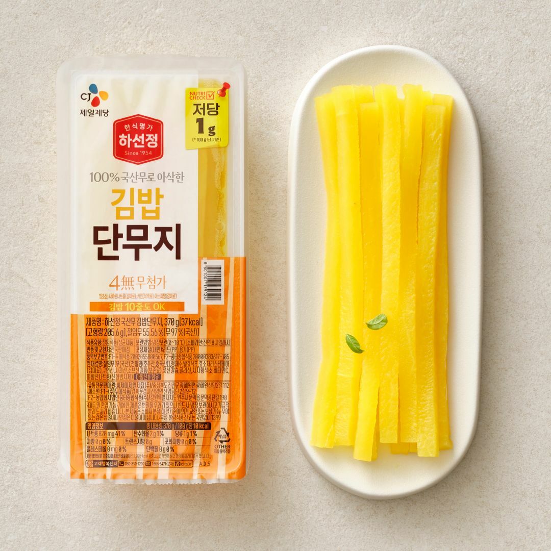 하선정 4無 김밥단무지 370g
