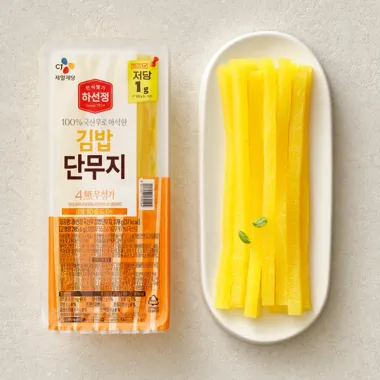 하선정 4無 김밥단무지 370g