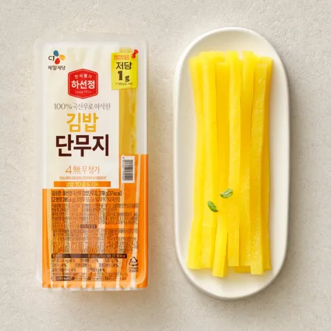 하선정 4無 김밥단무지 370g