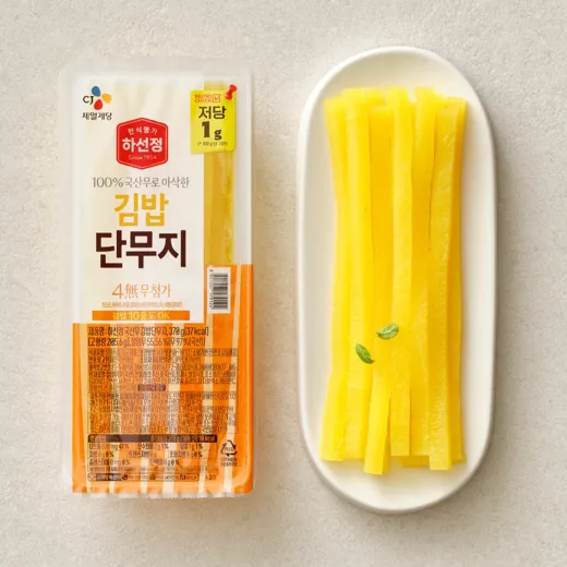 하선정 4無 김밥단무지 370g