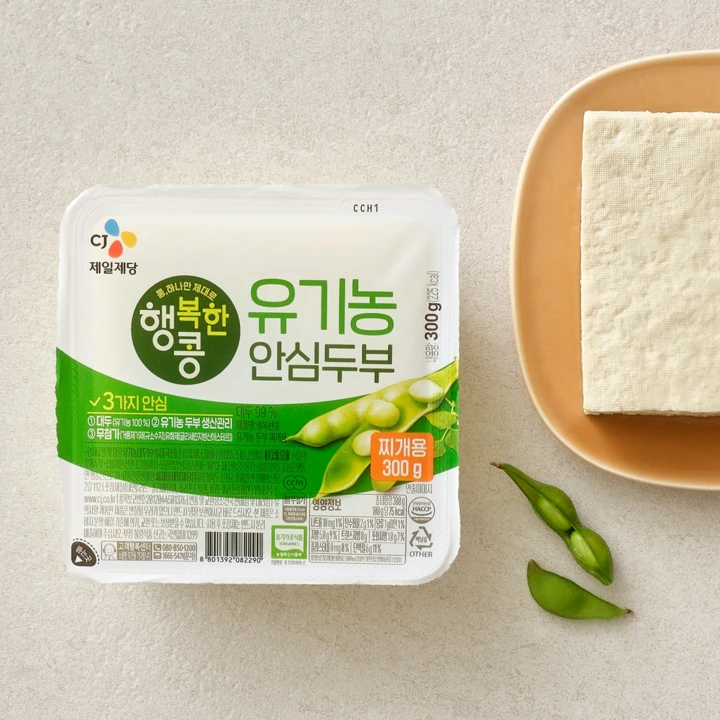 행복한콩 유기농두부 찌개용 300g