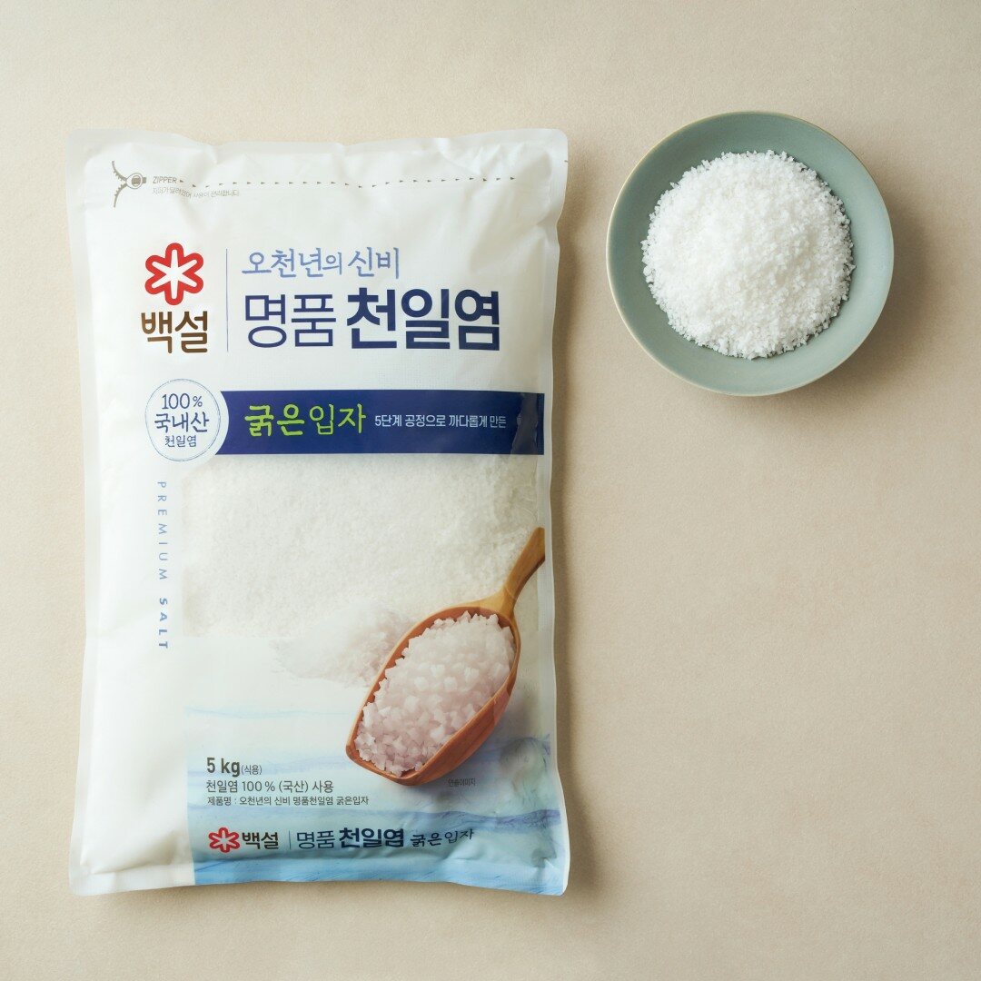 백설 오천년의 신비 명품천일염 굵은입자 5kg