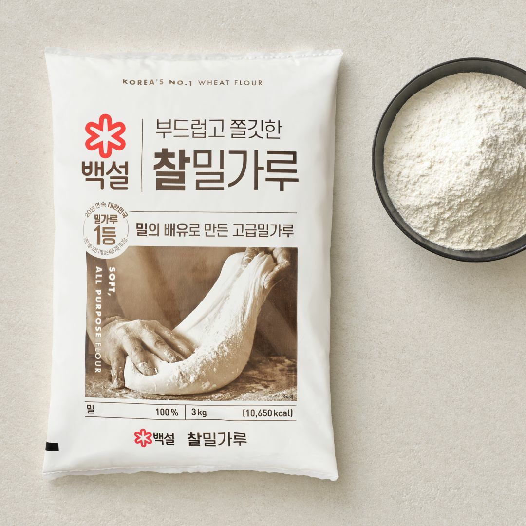 백설 찰 밀가루 3kg