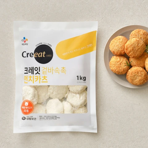 크레잇 겉바속촉 멘치카츠 1kg