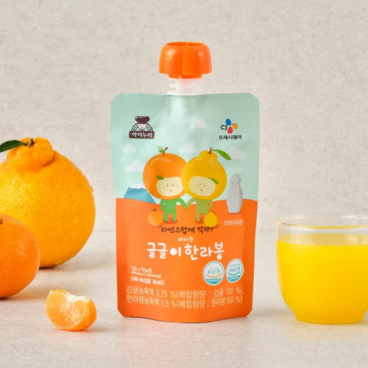 아이누리 마시는 귤귤이 한라봉 100ml