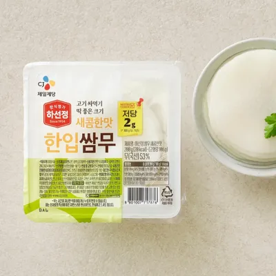 하선정 한입쌈무 새콤한맛 200g