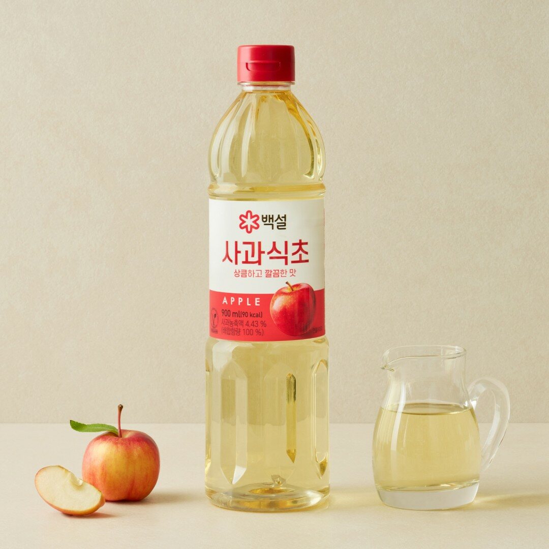 백설 상큼하고 깔끔한 사과식초 900ml