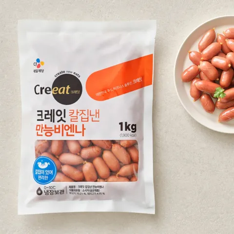 크레잇 칼집낸 만능비엔나 1kg