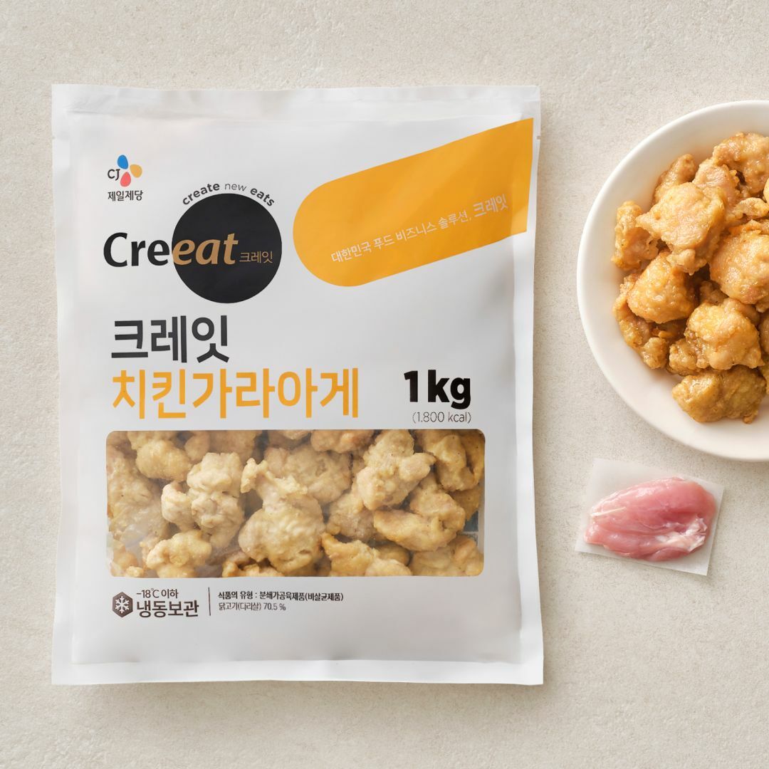 [CJ더마켓] 크레잇 치킨 가라아게 1kg