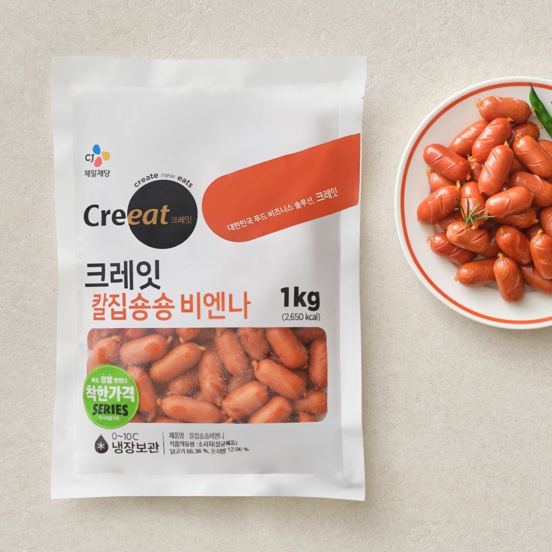 [대용량]크레잇 칼집숑숑 비엔나 1kg