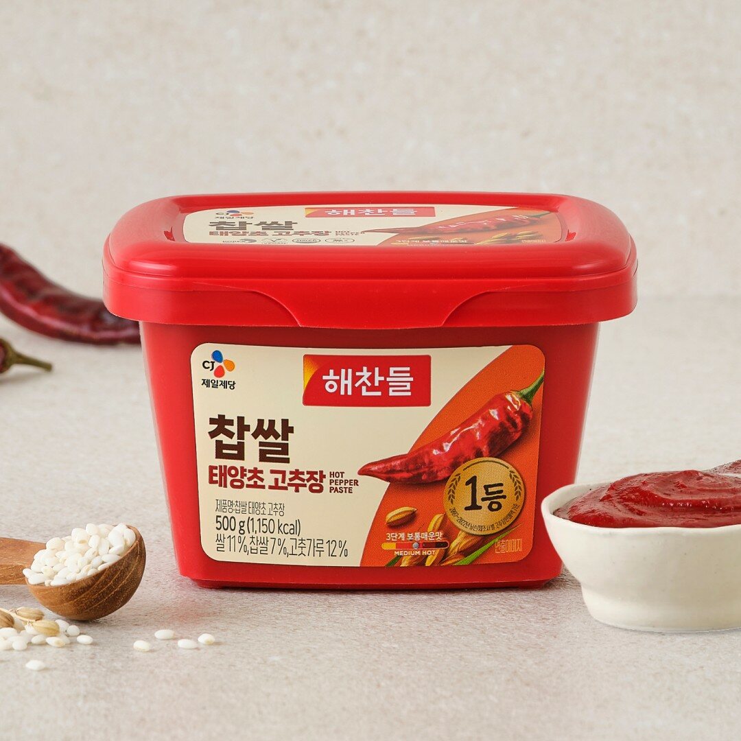 해찬들 찹쌀 태양초 고추장 500g