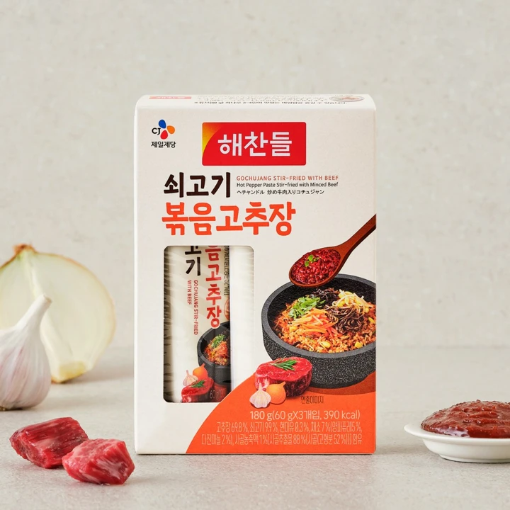 [1+1]해찬들 쇠고기 볶음 고추장 60gx3입