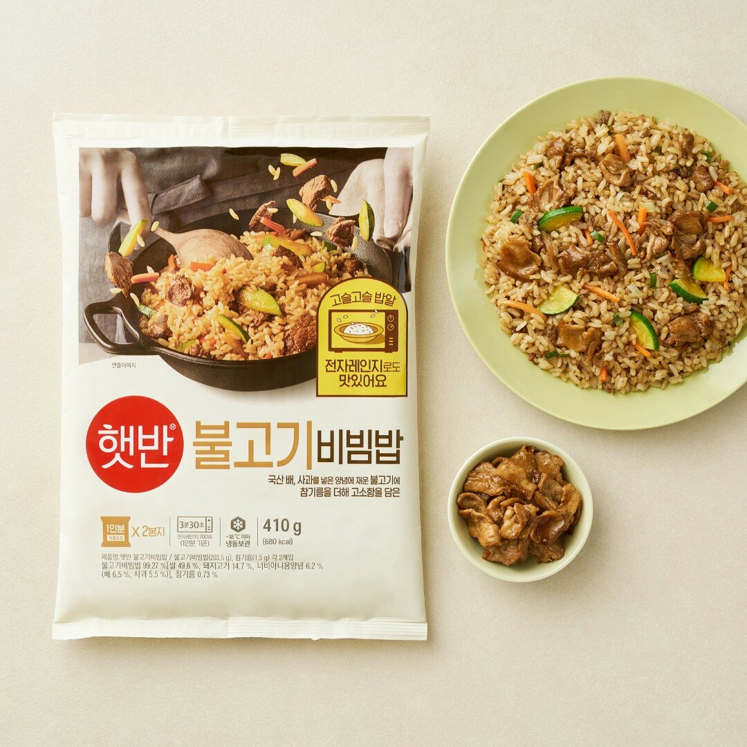 [CJ더마켓] [1+1]햇반 불고기비빔밥 410g