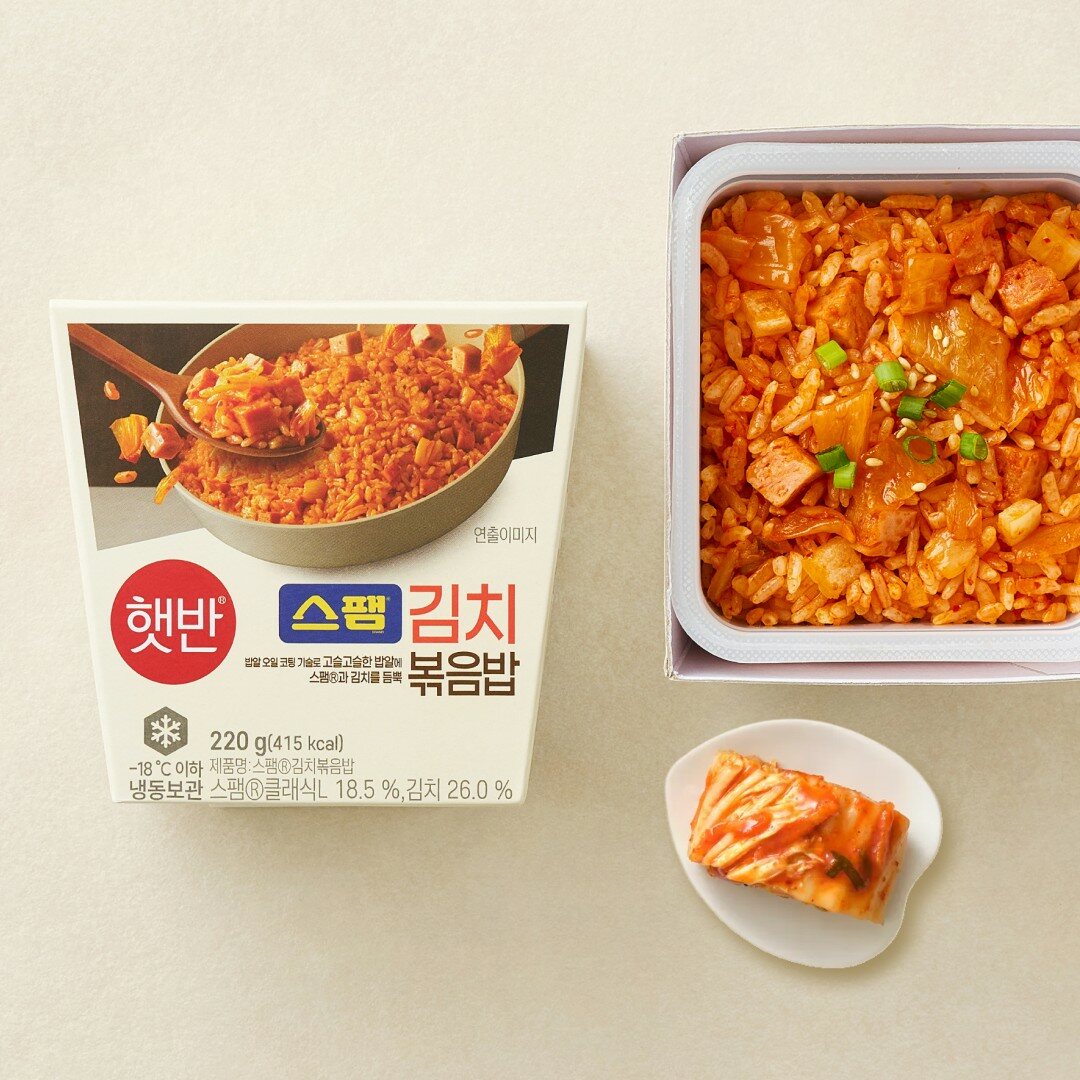 햇반 스팸김치 볶음밥 220g(용기형)