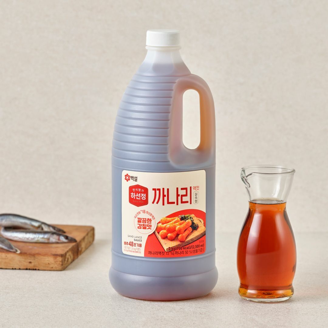 [대용량]백설 하선정 까나리액젓 실속형 3kg