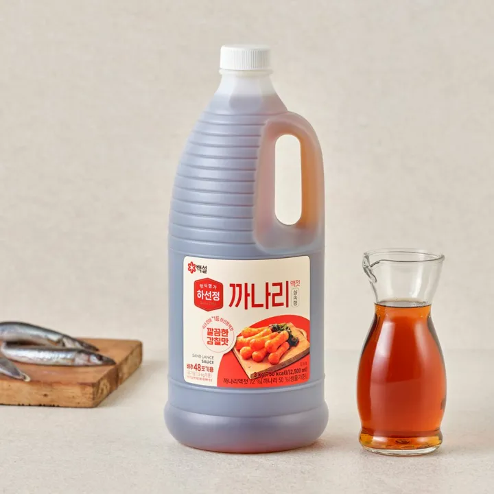 [대용량]백설 하선정 까나리액젓 실속형 3kg