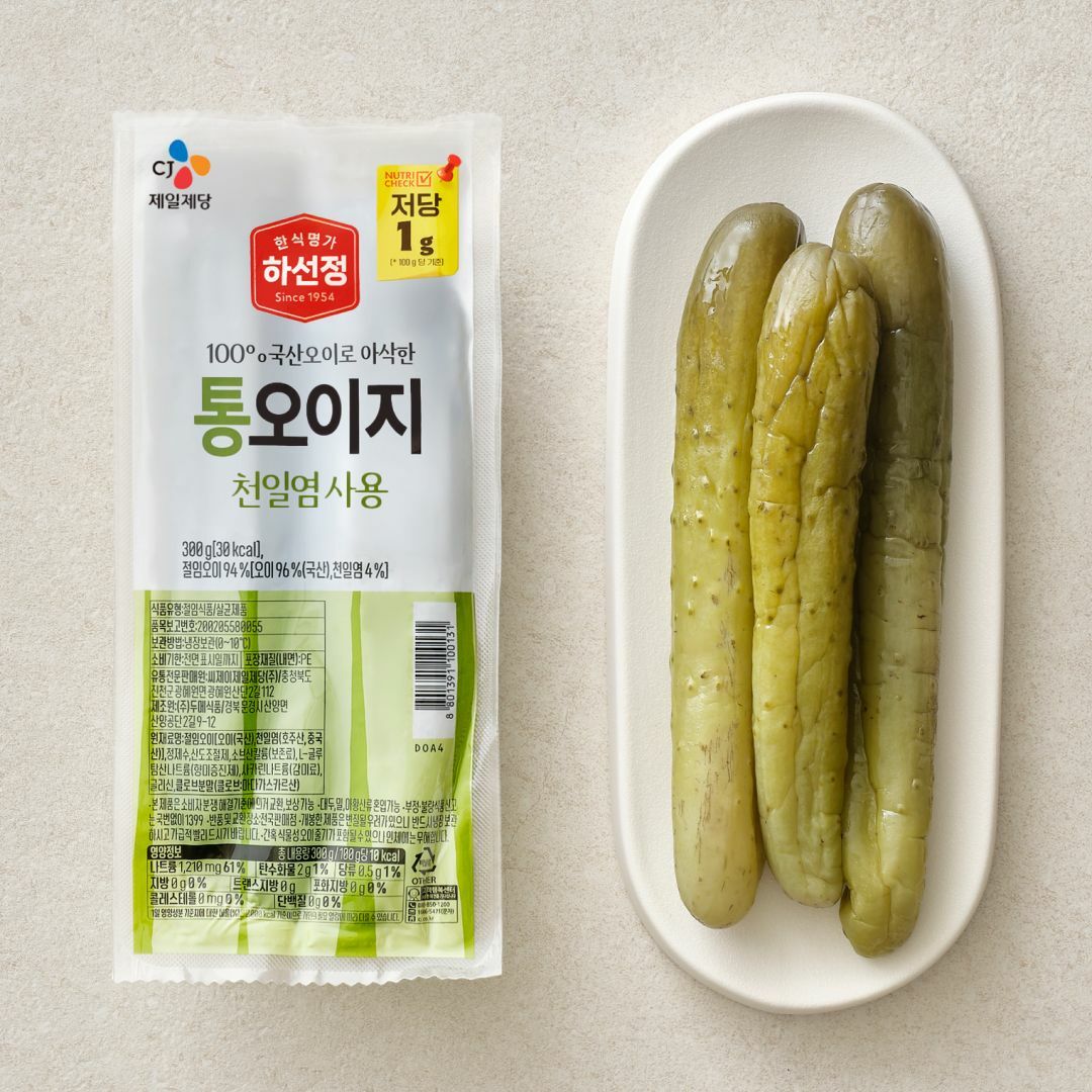 하선정 통오이지 300g
